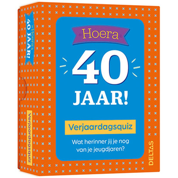 Verjaardagsquiz Hoera 40 jaar! bij Singel 344