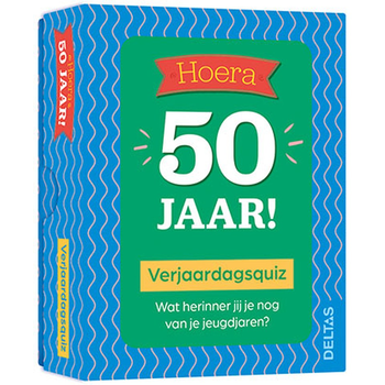 Verjaardagsquiz Hoera 50 jaar! bij Singel 344