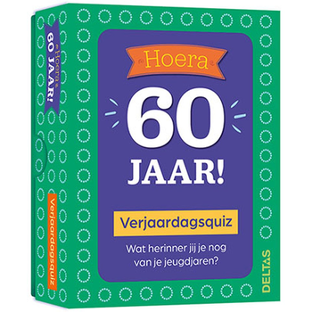 Verjaardagsquiz Hoera 60 jaar! bij Singel 344