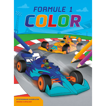 Formule 1 Color kleurblok / Formule 1 color - bloc de coloriage (Paperback) bij Singel 344