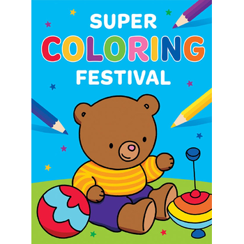 Super coloring festival (Paperback) bij Singel 344