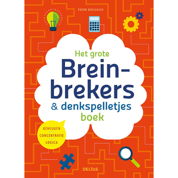 Het grote breinbrekers en denkspelletjes boek (Hardback) bij Singel 344