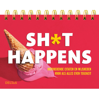 Sh*t happens - Tafelstaander (Spiral bound) bij Singel 344