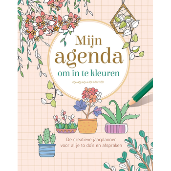 Mijn agenda om in te kleuren (Hardback) bij Singel 344