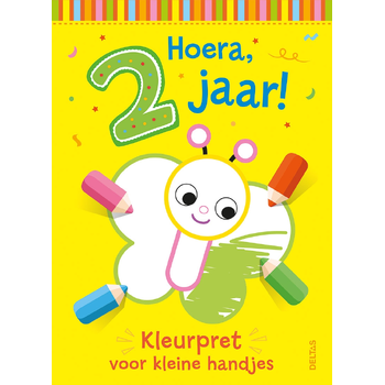 Hoera, 2 jaar! Kleurpret voor kleine handjes (Paperback) bij Singel 344