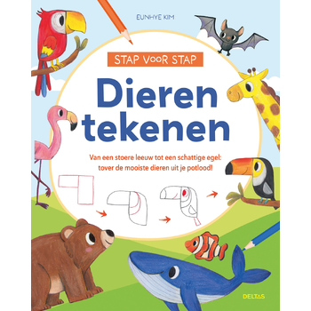 Stap voor stap dieren tekenen (Paperback) bij Singel 344