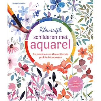 Kleurrijk schilderen met aquarel (Paperback) van Traudel Donderer