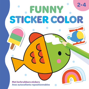 Funny Sticker Color (2-4 j.) / Funny Sticker Color (2-4a.) (Paperback) bij Singel 344