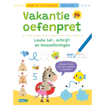 Vakantie oefenpret - Leuke tel-, schrijf- en leesoefeningen (naar het1ste leerjaar / naar groep 3) (Paperback) bij Singel 344