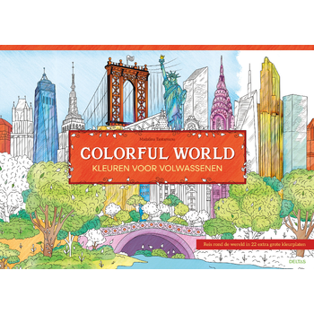 Colorful World - Kleuren voor volwassenen (Paperback) bij Singel 344