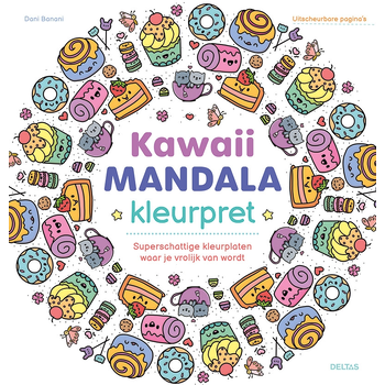 Kawaii Mandala kleurpret (Paperback) van Dani Banani