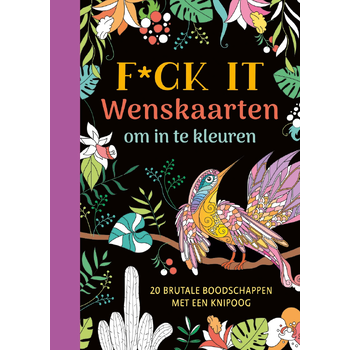 F*ck it - Wenskaarten om in te kleuren bij Singel 344