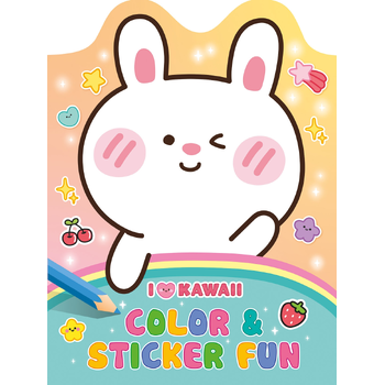 Kawaii - Color & Sticker Fun (Paperback) bij Singel 344