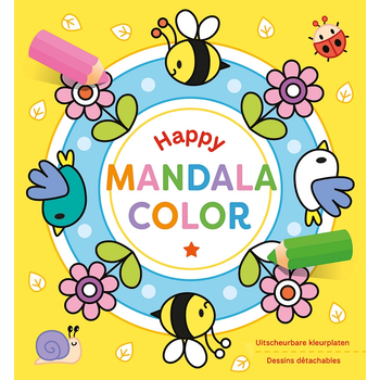 Happy Mandala Color (Paperback) bij Singel 344