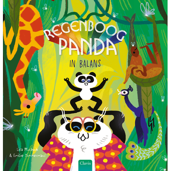 Regenboogpanda in balans (Hardback) bij Singel 344
