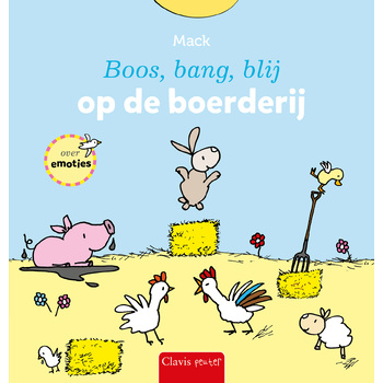 Boos, bang, blij op de boerderij (Board book) bij Singel 344