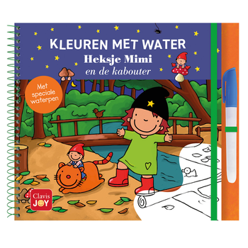 Kleuren met water. Heksje Mimi en de kabouter van Kathleen Amant