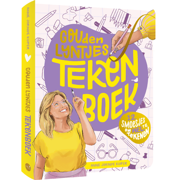 Gouden lijntjes tekenboek (Paperback) bij Singel 344
