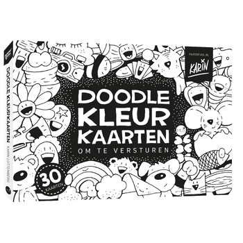 Paperfuel Doodlekleurkaarten om te versturen (Paperback) bij Singel 344