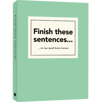 Finish these sentences… (Paperback) bij Singel 344