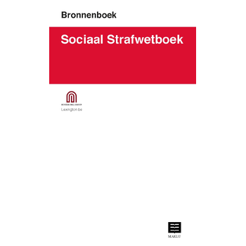 Sociaal Strafwetboek (Bronnenboek) (Paperback) bij Singel 344