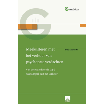 Meeluisteren met het verhoor van psychopate verdachten (Paperback) bij Singel 344