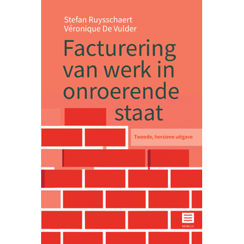 Facturering van werk in onroerende staat (Paperback) bij Singel 344