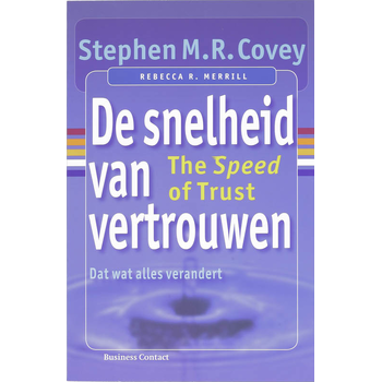 De snelheid van vertrouwen (Paperback) bij Singel 344