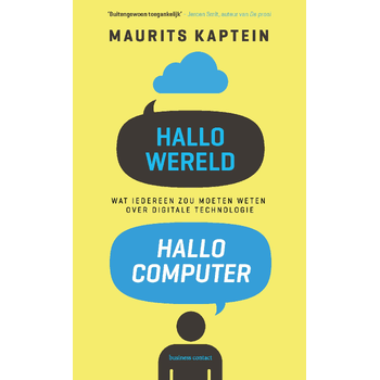 Hallo wereld, hallo computer (Paperback) bij Singel 344