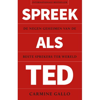 Spreek als TED (Paperback) bij Singel 344