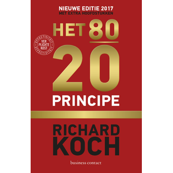 Het 80/20- principe (Paperback) bij Singel 344