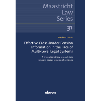 Effective Cross-Border Pension Information in the Face of Multi-Level Legal Systems (Paperback) bij Singel 344