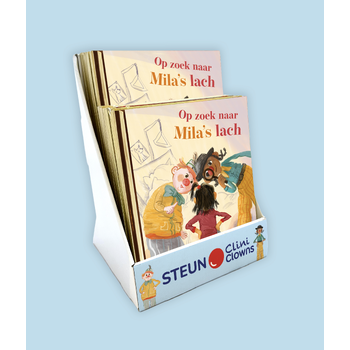 CliniClowns Display Op zoek naar Mila's lach (Toy) bij Singel 344