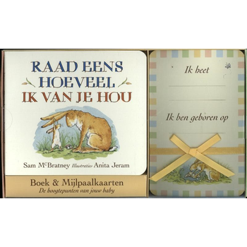 Raad eens hoeveel ik van je hou Boek & Mijlpaalkaarten (Hardback) bij Singel 344