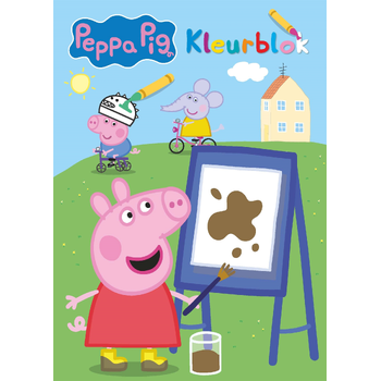Peppa is dol op kleuren (Paperback) bij Singel 344