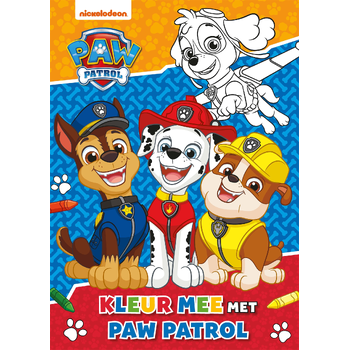 Kleur mee met PAW Patrol (Paperback) bij Singel 344