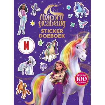 Unicorn Academy : Unicorn Academy sticker doeboek bij Singel 344