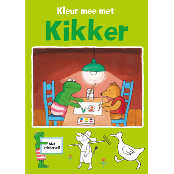 Kleur mee met kikker (Paperback) bij Singel 344