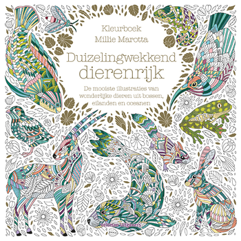 Kleurboek Millie Marotta - Duizelingwekkend dierenrijk (Paperback) bij Singel 344