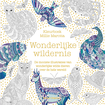 Kleurboek Millie Marotta - Wonderlijke wildernis (Paperback) bij Singel 344