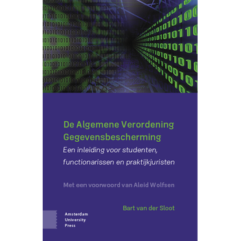 De Algemene Verordening Gegevensbescherming (Paperback) bij Singel 344