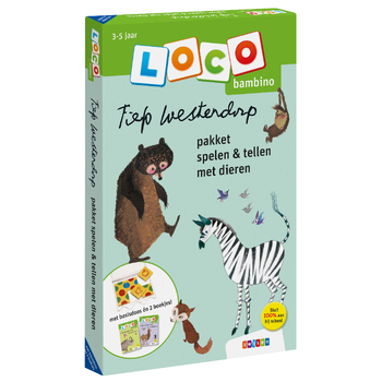 Fiep Westendorp pakket spelen & tellen met dieren (Paperback) bij Singel 344