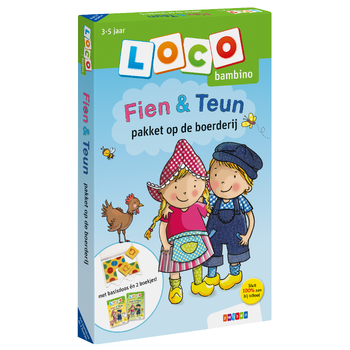 Loco bambino pakket Fien & Teun op de boerderij (Paperback) bij Singel 344