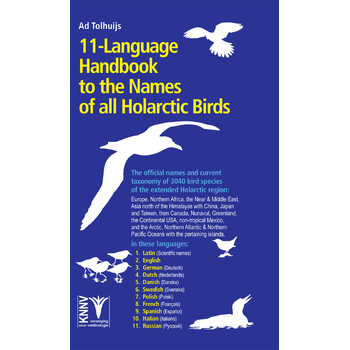 11-language Handbook to the Names of all Holarctic Birds (Paperback) bij Singel 344