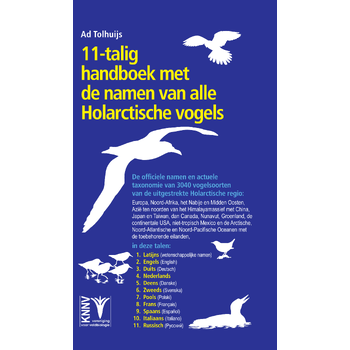 11-talig handboek met de namen van alle Holarctische vogels (Paperback) bij Singel 344