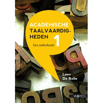 Academische Taalvaardigheden I (Paperback) bij Singel 344
