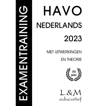 Examentraining Havo Nederlands 2023 (Paperback) bij Singel 344