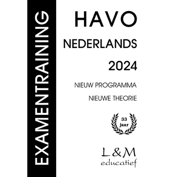 Examentraining Havo Nederlands 2024 (Paperback) bij Singel 344