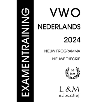 Examentraining Vwo Nederlands 2024 (Paperback) bij Singel 344