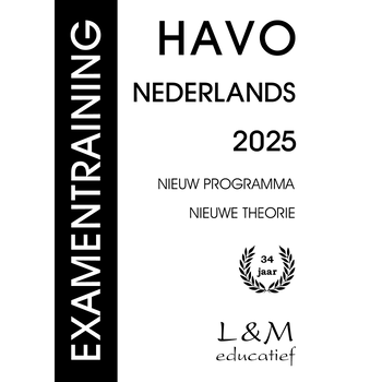 Examentraining Havo Nederlands 2025 (Paperback) bij Singel 344
